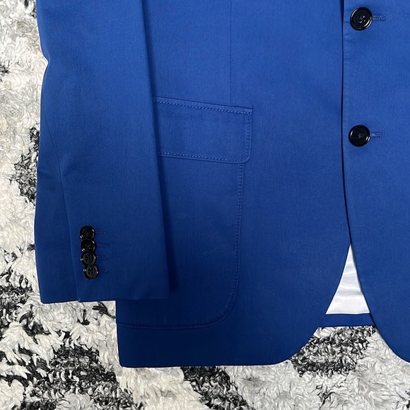 Express Blue Blazer Fitted - Picture 4 of 7